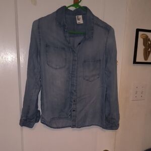 H&M | Denim Blue Button-Up Shirt